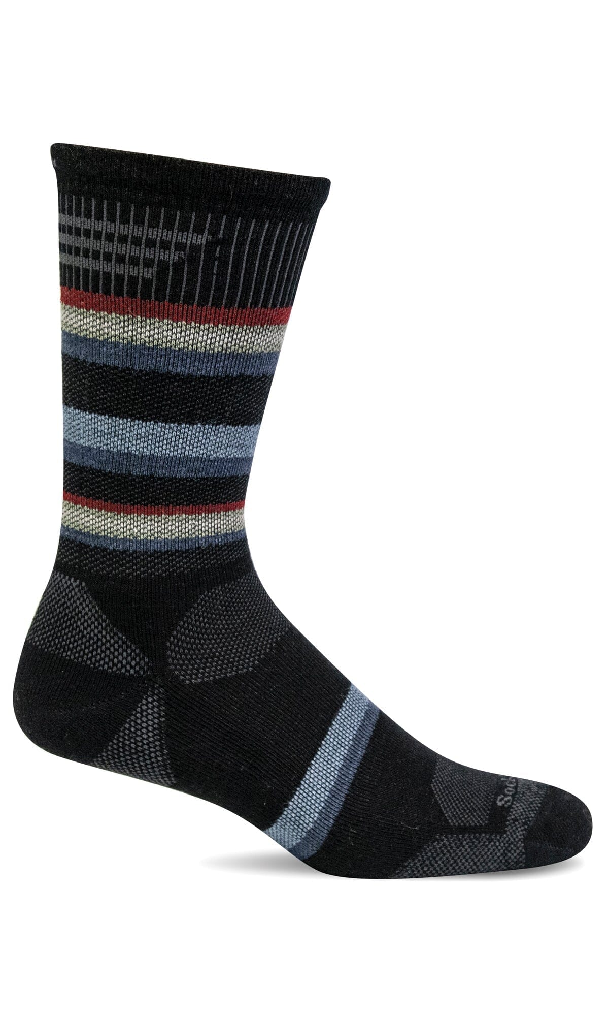 Men's Parks Twill Crew | Moderate Graduated Compression Socks - Image 3