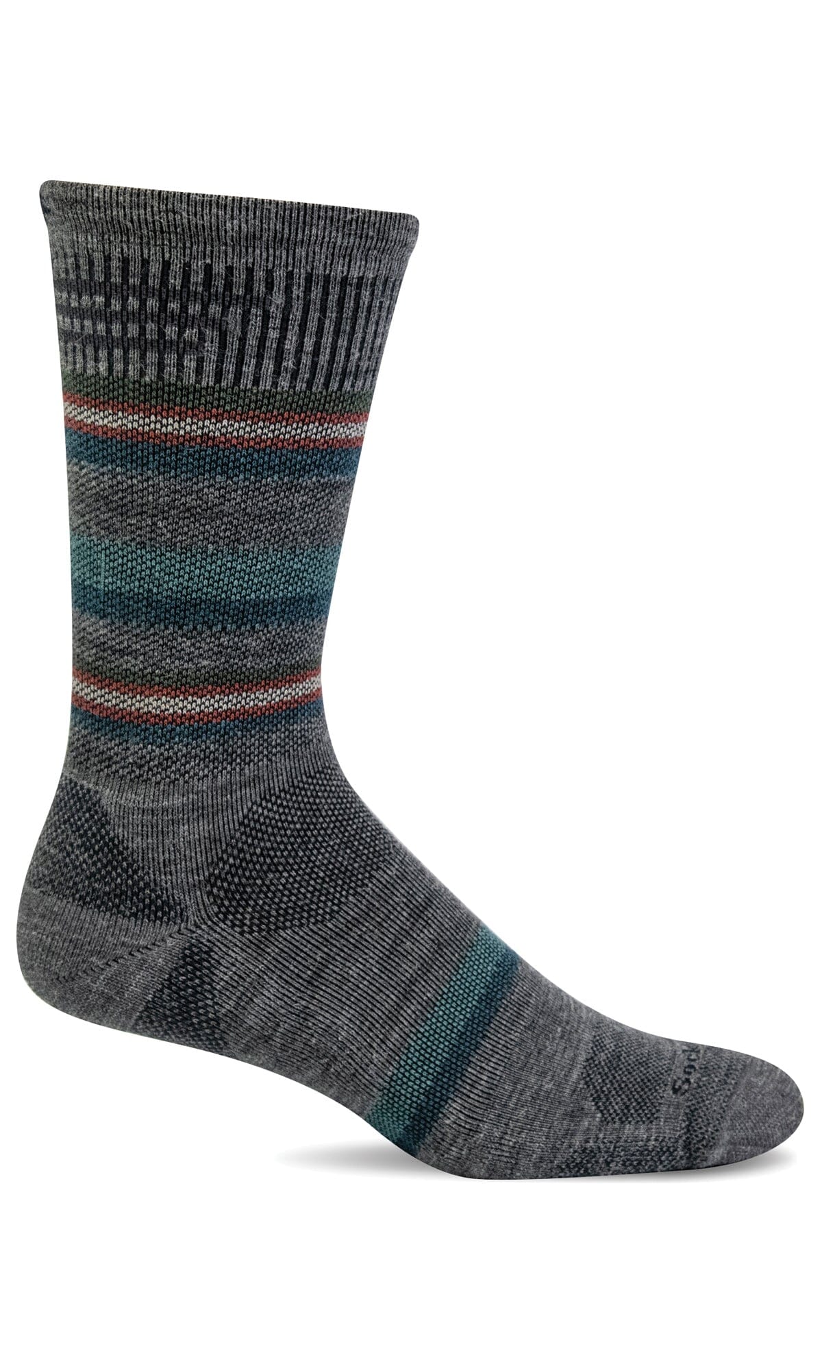 Men's Parks Twill Crew | Moderate Graduated Compression Socks - Image 4