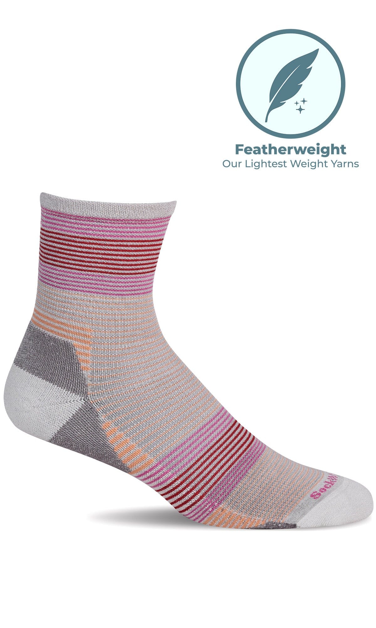 Women's Cadence 3/4 Crew | Moderate Compression Socks - Image 2