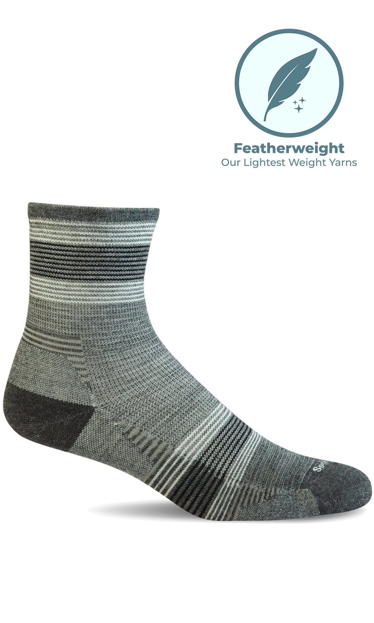 Women's Cadence 3/4 Crew | Moderate Compression Socks - Image 3