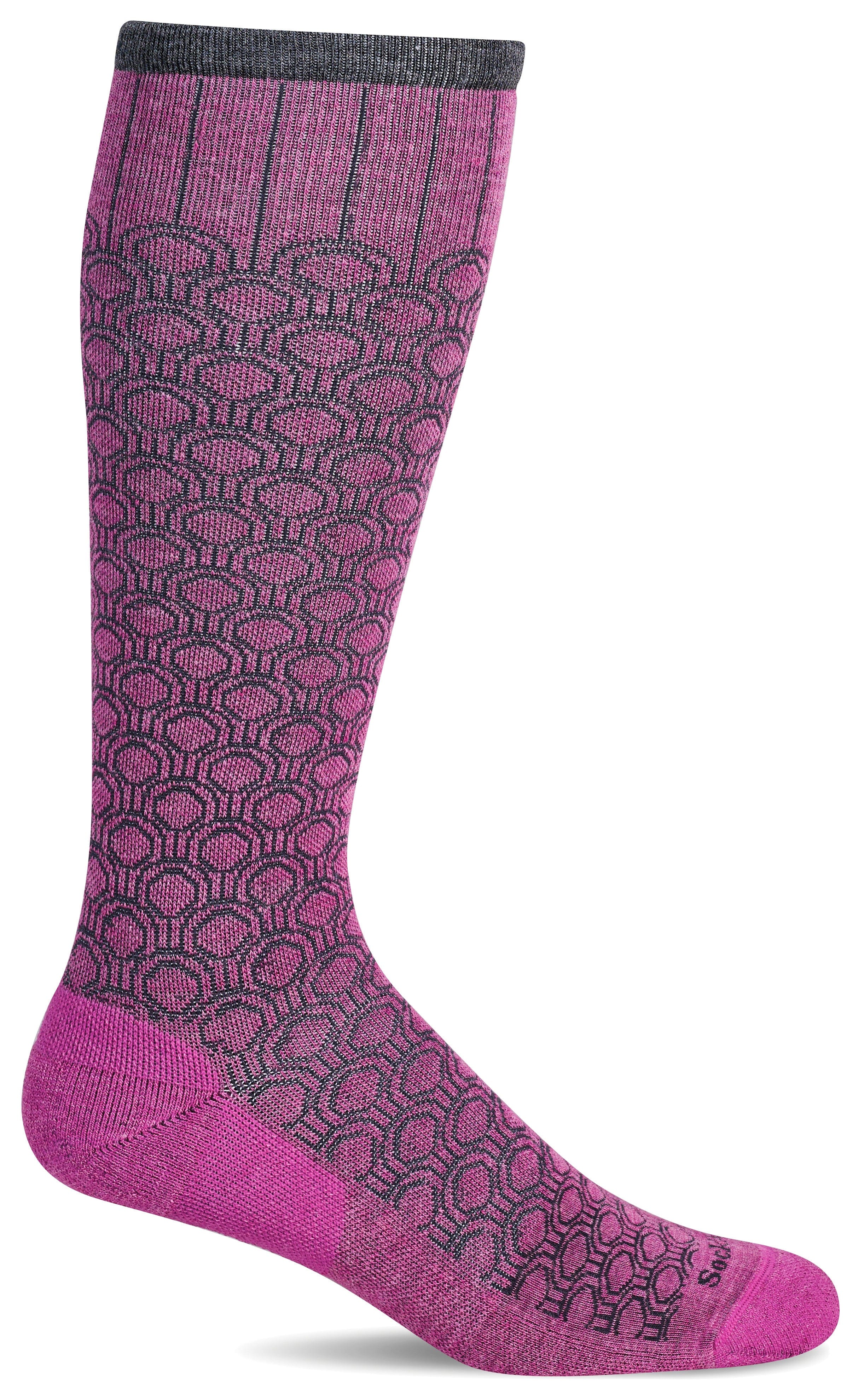 Women's Deco Dot | Moderate Graduated Compression Socks - Image 2