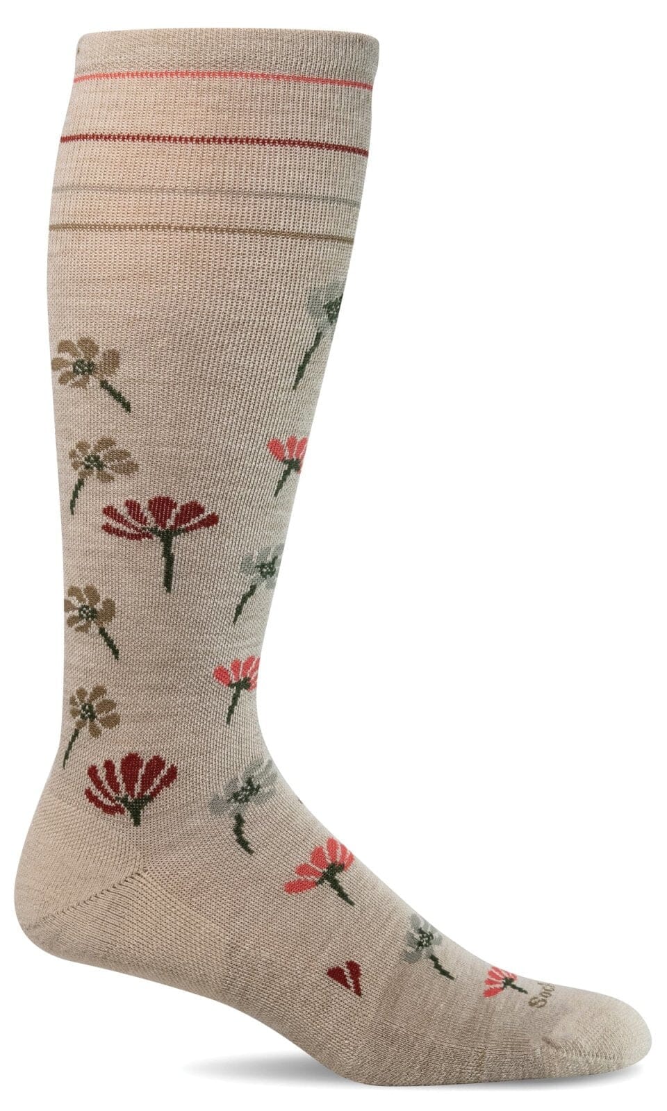 Women's Field Flower | Moderate Graduated Compression Socks - Image 3