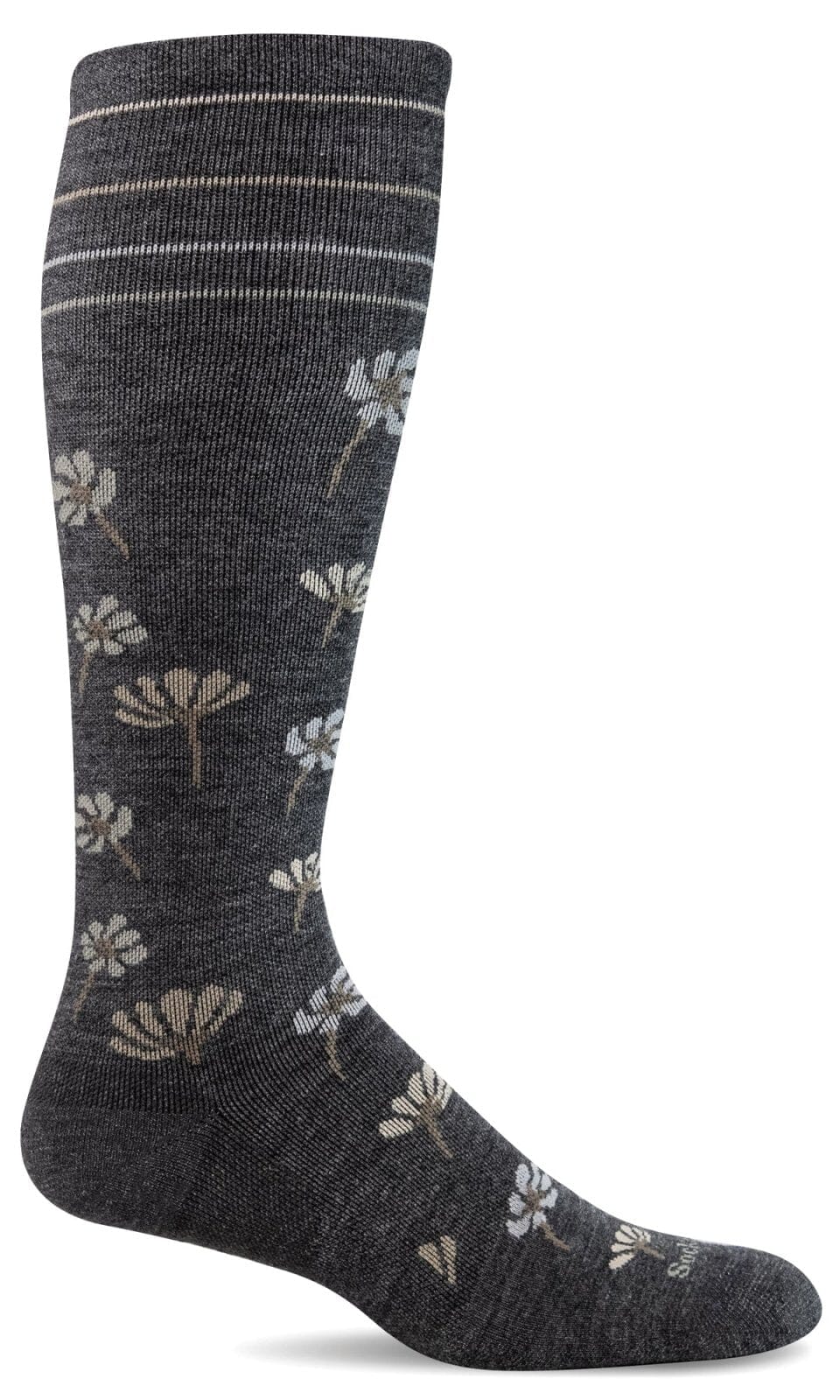 Women's Field Flower | Moderate Graduated Compression Socks - Image 6