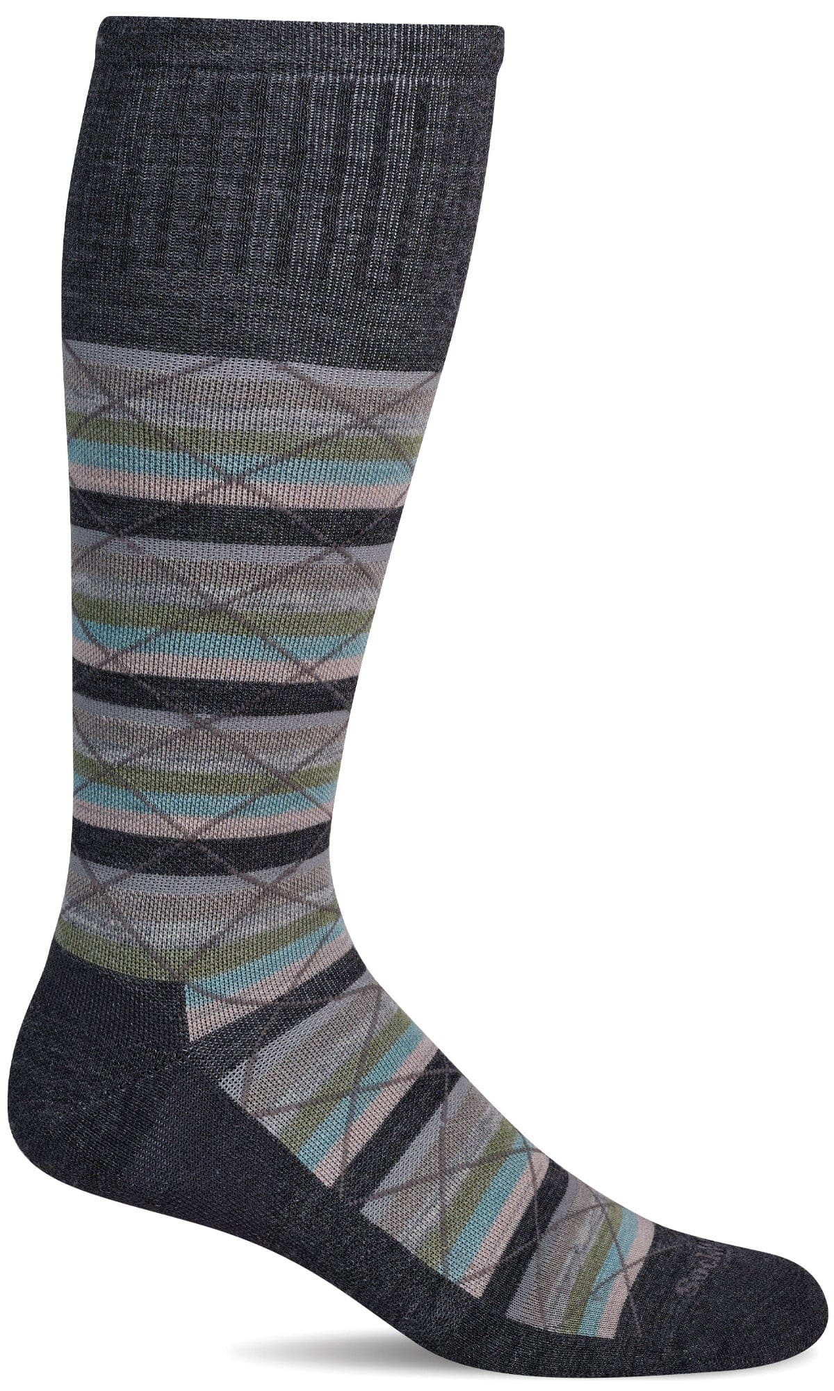 Women's Full Array | Moderate Graduated Compression Socks | Wide Calf Fit - Image 3