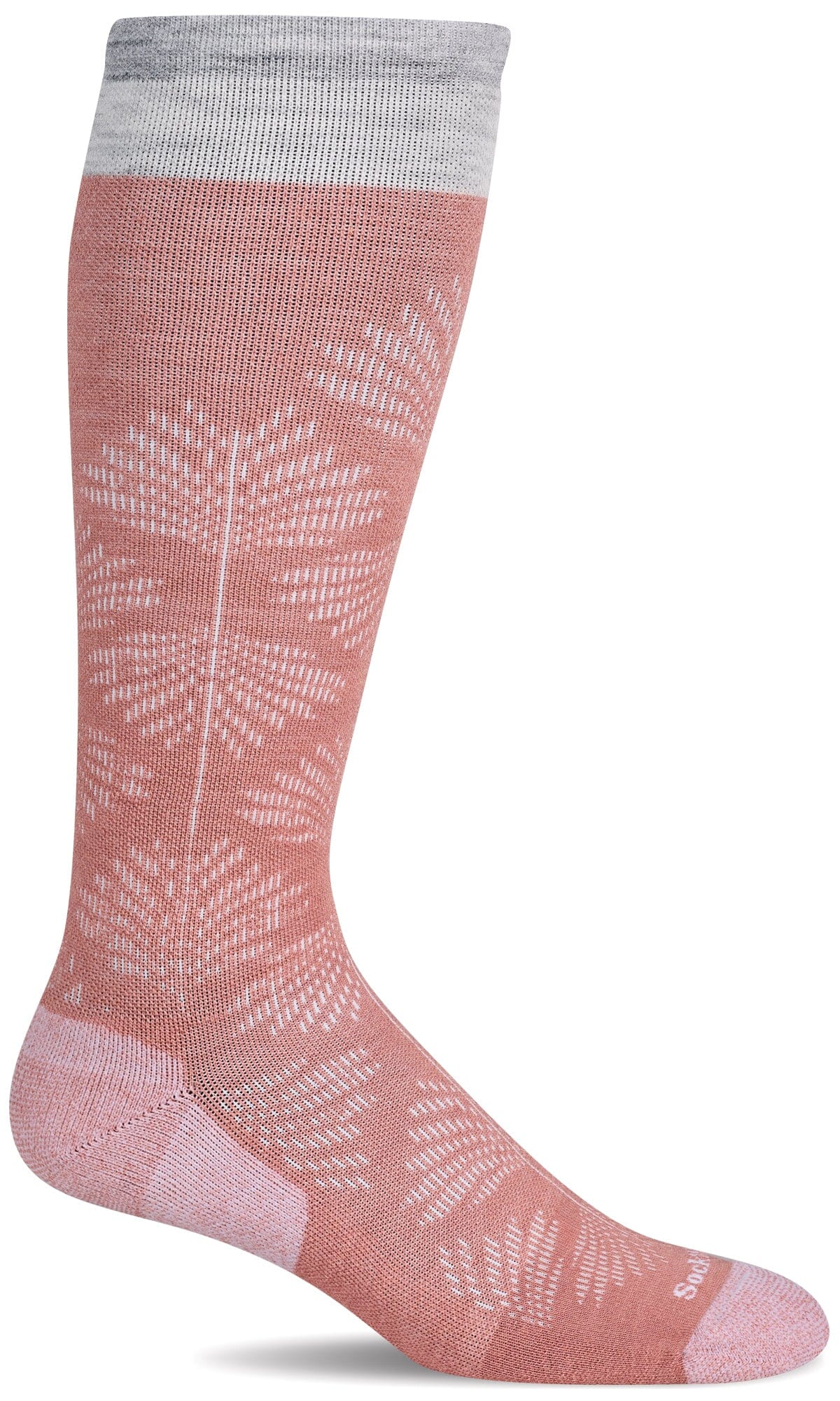Women's Full Floral | Moderate Graduated Compression Socks | Wide Calf Fit - Image 3
