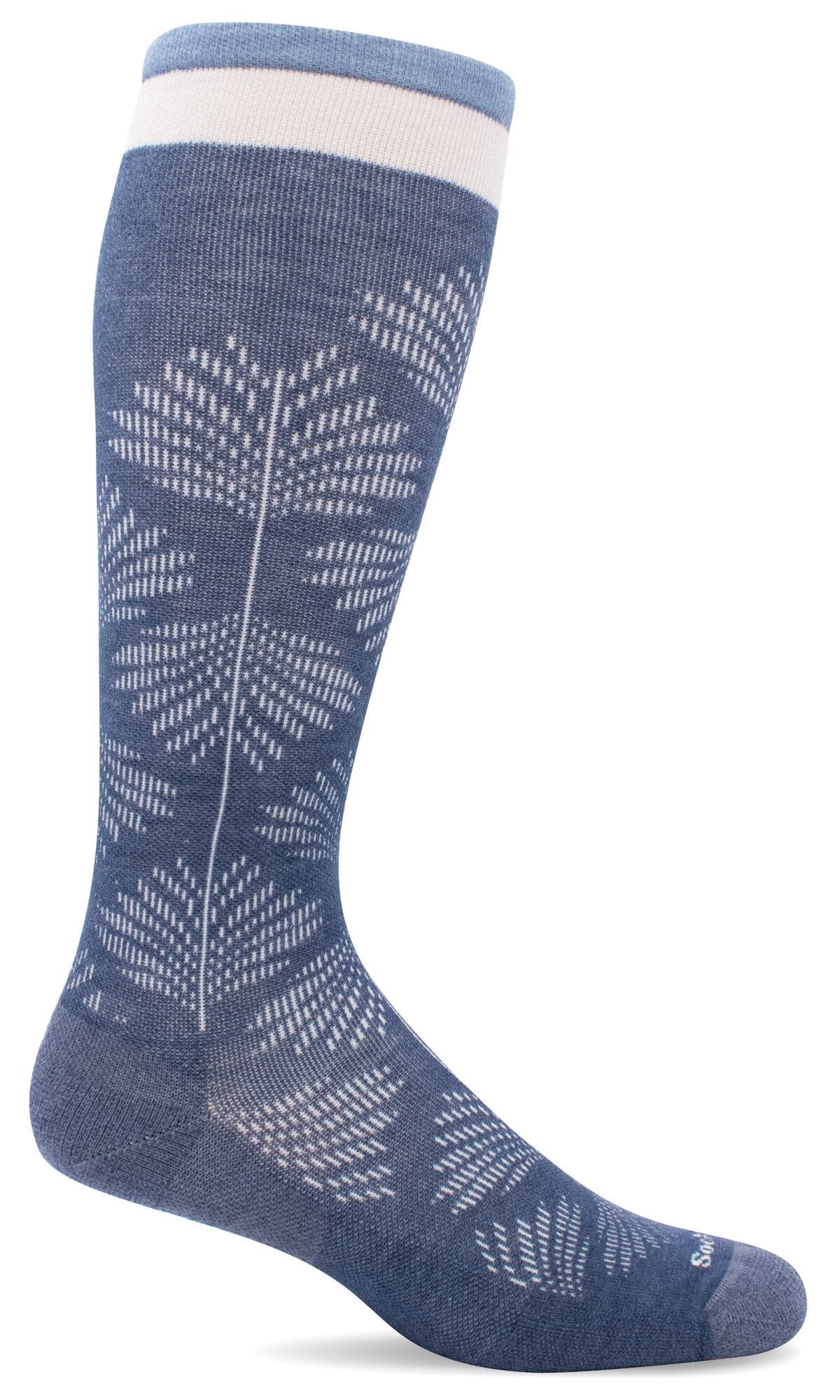 Women's Full Floral | Moderate Graduated Compression Socks | Wide Calf Fit - Image 4