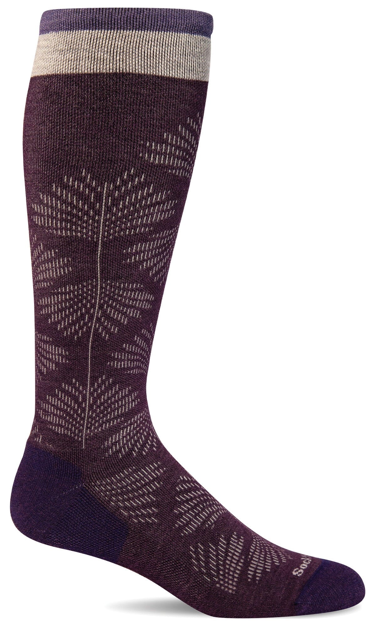 Women's Full Floral | Moderate Graduated Compression Socks | Wide Calf Fit - Image 5