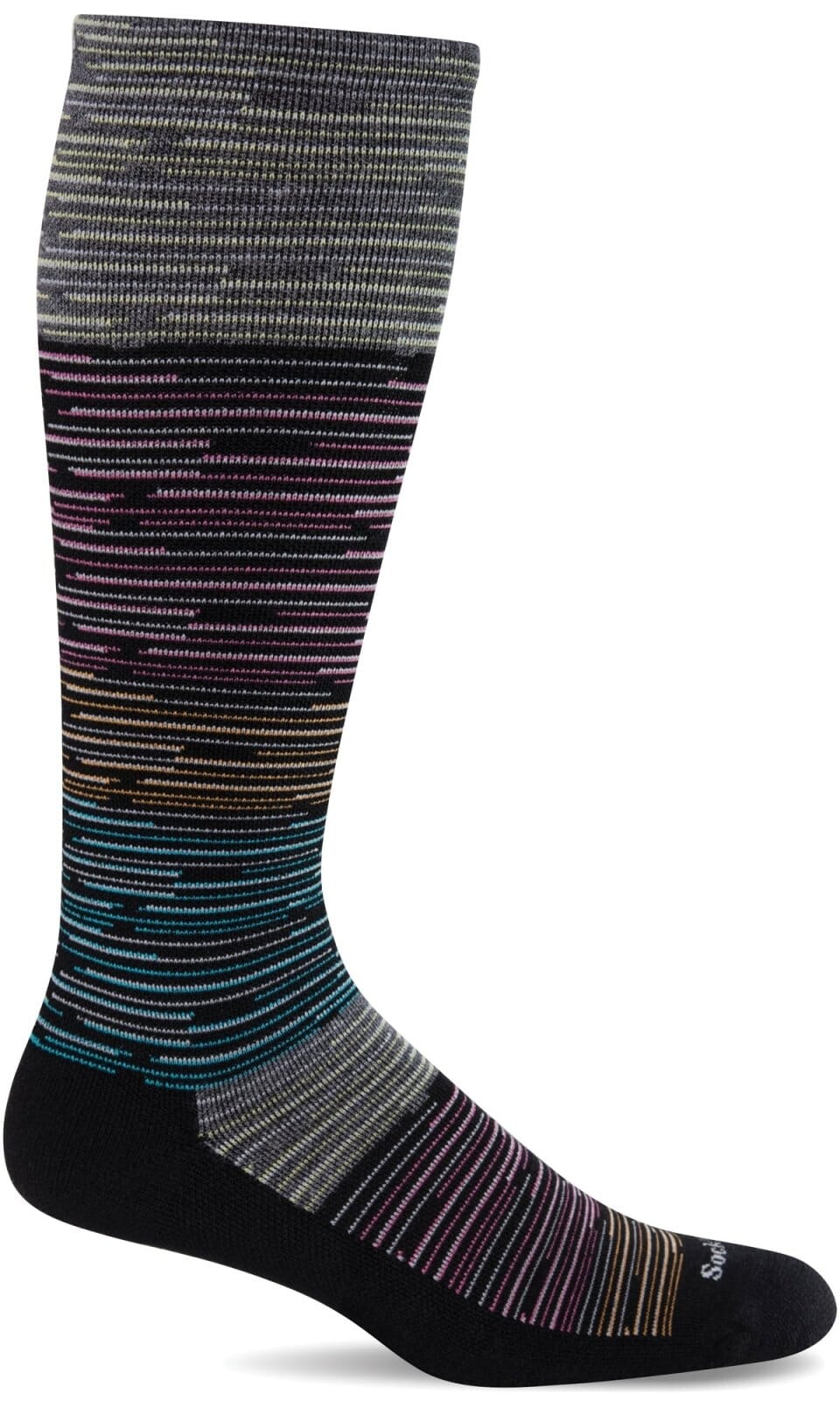 Women's Good Vibes | Moderate Graduated Compression Socks - Image 3