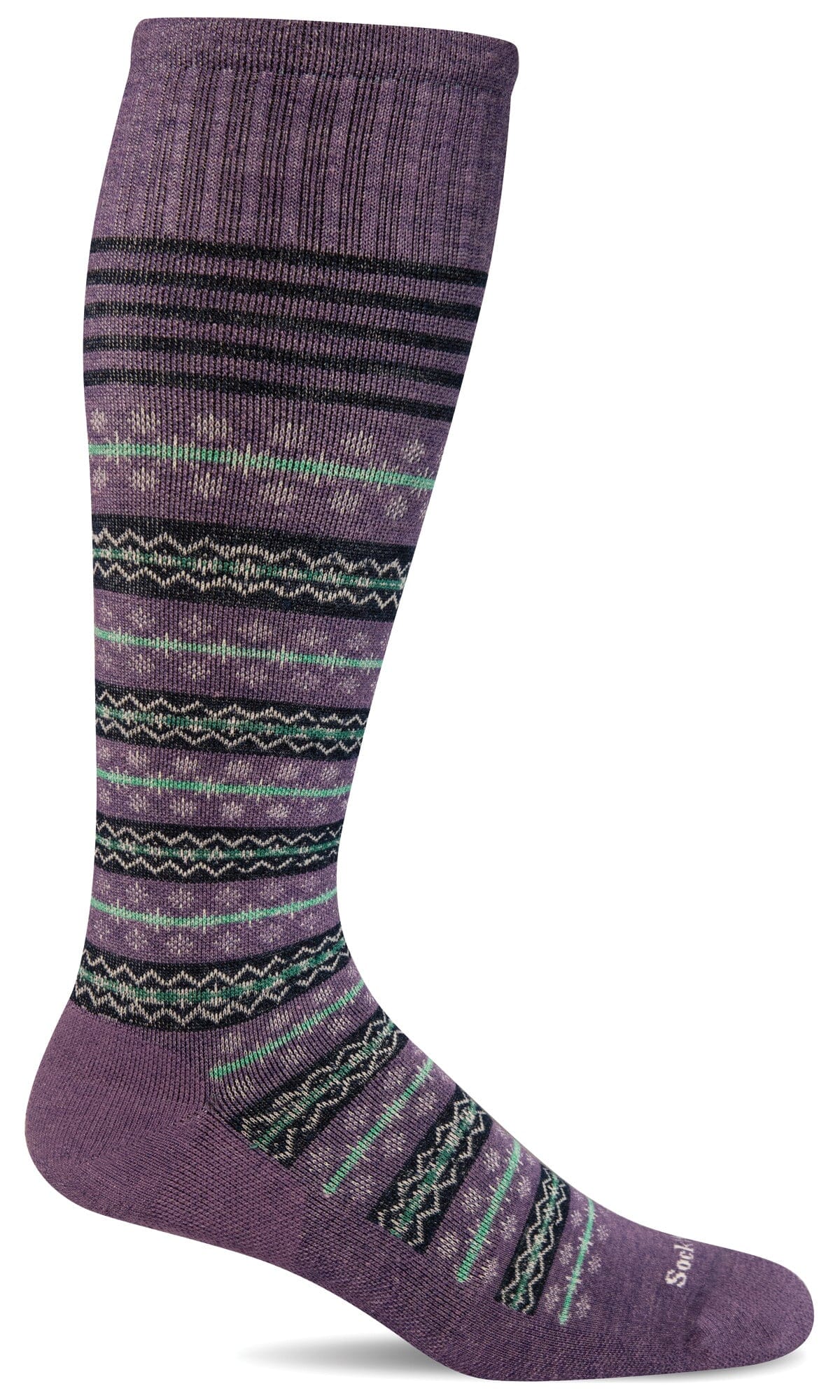 Women's Mini Fairisle | Moderate Graduated Compression Socks - Image 4