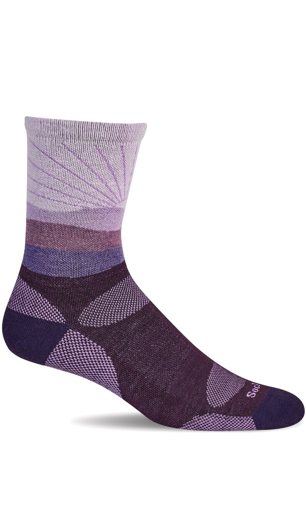 Women's Sunburst Crew | Moderate Graduated Compression Socks - Image 2