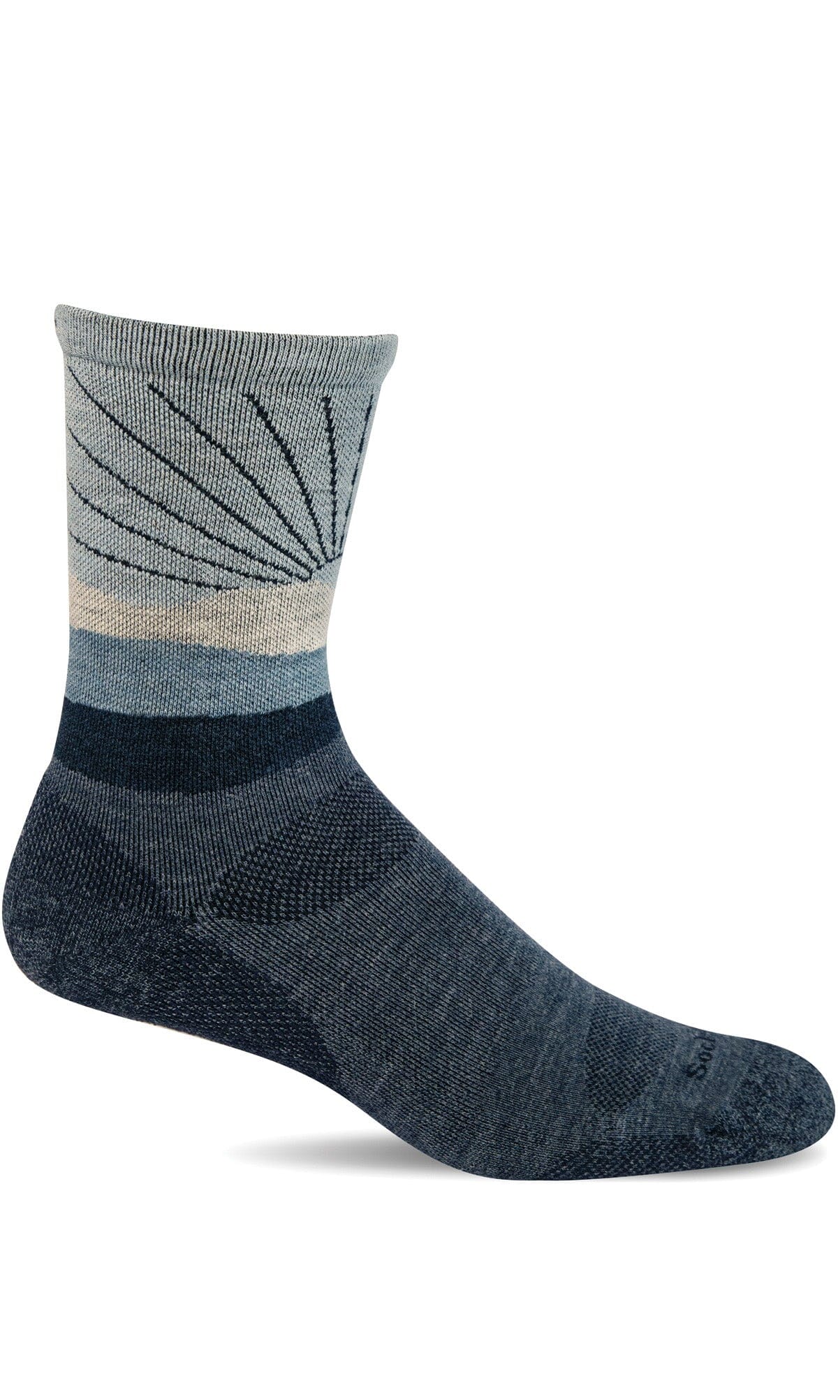 Women's Sunburst Crew | Moderate Graduated Compression Socks - Image 3