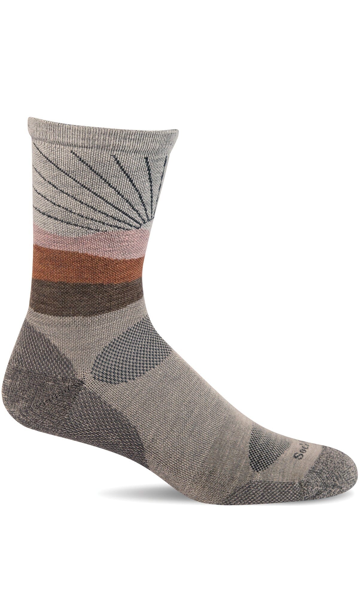 Women's Sunburst Crew | Moderate Graduated Compression Socks - Image 4